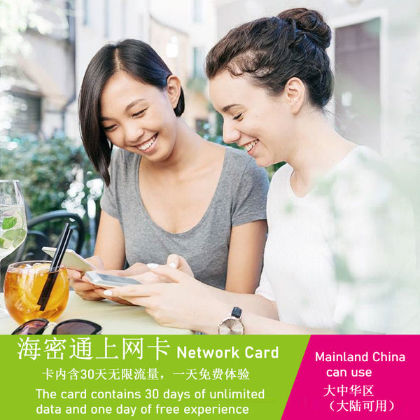 China Unlimited Data Card for 30 Days